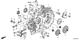 Diagram for Honda Clarity Plug-In Hybrid Transfer Case Seal - 91207-5TB-003