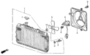 Diagram for Honda CRX Drain Plug - 19011-PC0-003