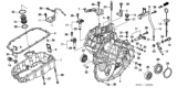 Diagram for Honda Fit Automatic Transmission Filter - 25450-P4V-013