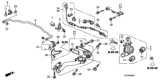Diagram for Honda Sway Bar Bushing - 52306-SCV-000