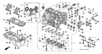 Diagram for Honda CR-V Drain Plug - 90009-R70-A00