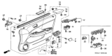 Diagram for Honda Mirror Switch - 35190-SDA-A12