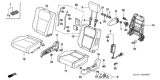 Diagram for Honda Seat Cushion - 81532-SCV-A51