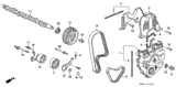 Diagram for Honda Timing Cover Gasket - 11812-PAA-800