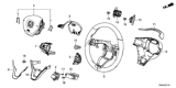 Diagram for Honda Accord Hybrid Clock Spring - 77901-TVA-A80