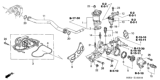 Diagram for Honda Accord Thermostat Gasket - 19305-PR7-A00