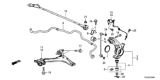 Diagram for Honda Accord Steering Knuckle - 51215-T2A-K01