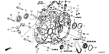 Diagram for Honda Element Automatic Transmission Seal - 91206-RCT-003