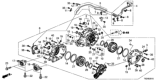 Diagram for Honda Accord Hybrid Oil Pressure Switch - 28660-50P-004
