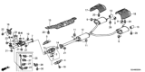 Diagram for Honda Crosstour Exhaust Flange Gasket - 18393-SDB-A00