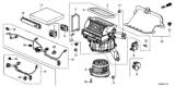 Diagram for Honda HR-V Blend Door Actuator - 79350-T5R-A41