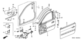 Diagram for Honda Accord Door Seal - 72350-S84-A01
