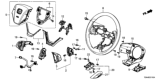 Diagram for Honda CR-V Steering Column Cover - 78518-T0A-A11ZA