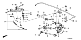 Diagram for Honda Crosstour Steering Knuckle - 52215-TP6-A01