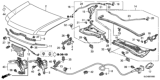 Diagram for Honda Ridgeline Hood - 60100-SJC-A90ZZ