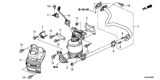 Diagram for Honda Clarity Plug-In Hybrid Catalytic Converter Gasket - 18115-5R0-004