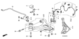 Diagram for Honda Accord Spindle Nut - 90363-S3V-A01