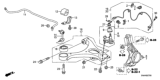 Diagram for Honda Civic Sway Bar Kit - 51300-SNA-A02