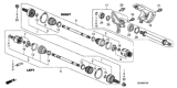 Diagram for Honda Odyssey CV Boot - 44018-STX-A03