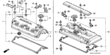 Diagram for Honda Accord Oil Filler Cap - 15610-P2E-A01