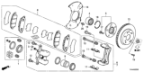 Diagram for Honda Accord Wheel Hub - 44600-TVA-A00