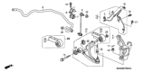 Diagram for Honda Pilot Steering Knuckle - 51215-STX-A02