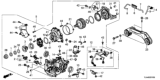 Diagram for Honda CR-V Hybrid Differential Mount - 50710-TLA-A52