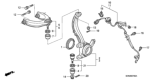 Diagram for Honda Accord Hybrid Steering Knuckle - 51210-SDA-A02