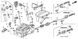 Diagram for Honda Accord Shift Cable - 54315-SDB-A84