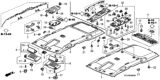 Diagram for Honda Element Consoles - 83255-SCV-A04ZC