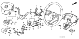 Diagram for Honda CR-V Steering Column Cover - 78518-SWA-J61ZA