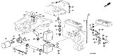Diagram for Honda Accord Coolant Filter - 15400-PH1-004