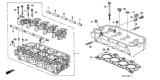 Diagram for Honda Del Sol Cylinder Head Gasket - 12251-PM5-S01