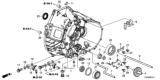 Diagram for Honda Accord Oil Pump Rotor Set - 21171-PR8-007