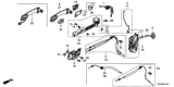 Diagram for Honda Odyssey Door Latch Assembly - 72150-TLA-A01