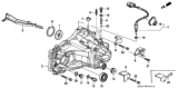 Diagram for Honda Del Sol Automatic Transmission Seal - 91206-PL3-A01