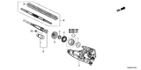 Diagram for Honda CR-V Windshield Wiper - 76732-T0A-003
