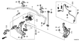 Diagram for Honda CR-V Sway Bar Kit - 51300-T0G-305