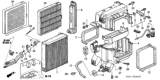 Diagram for Honda Odyssey Evaporator - 80210-S0X-A01