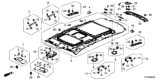 Diagram for Honda Ridgeline Consoles - 83250-TG7-A11ZB