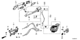 Diagram for Honda CR-V Hybrid Door Latch Cable - 72633-TLA-A01