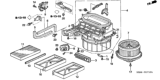 Diagram for Honda Civic Blend Door Actuator - 79350-S5A-A01