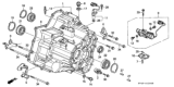 Diagram for Honda Prelude Differential Seal - 91201-P6R-003