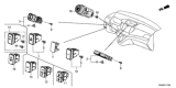 Diagram for Honda CR-V Instrument Panel Light Bulb - 35850-T0A-A11