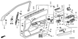 Diagram for Honda Accord Door Seal - 72375-TA5-A01