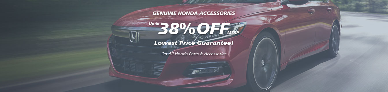 Genuine Honda accessories, Guaranteed low prices