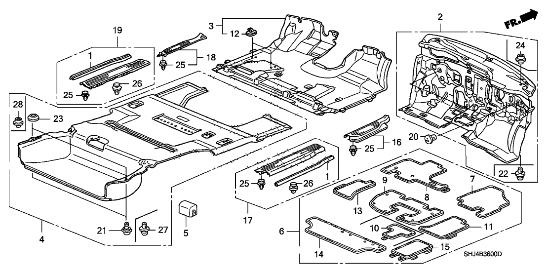 Honda 72828 Shj A02