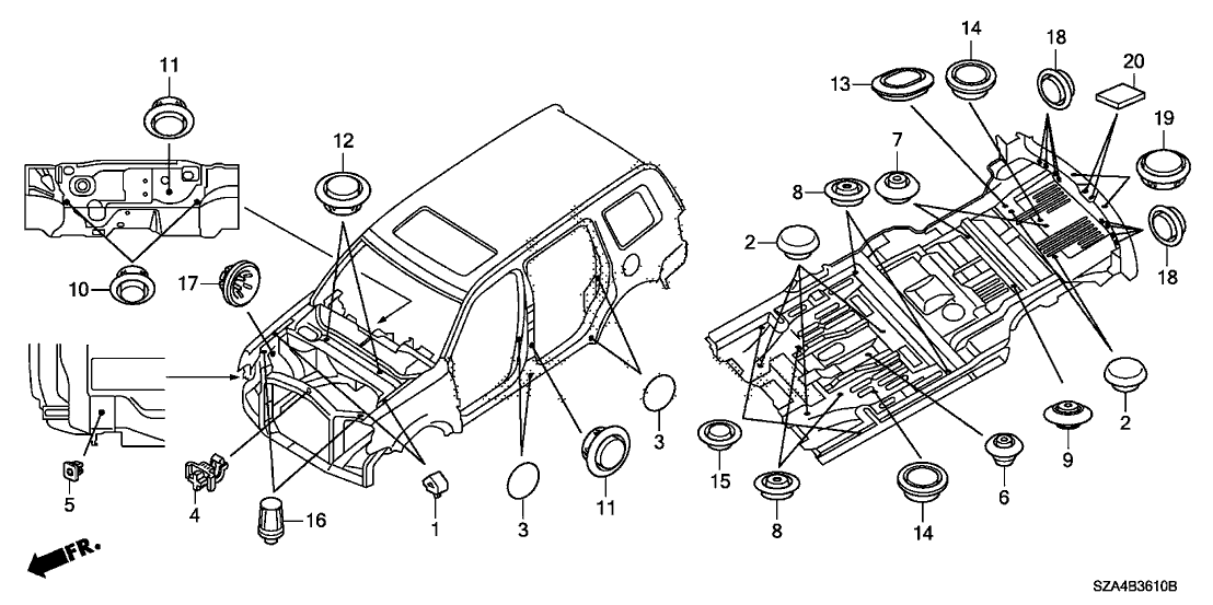 2012 Honda Pilot Parts Diagram - Diagram For You