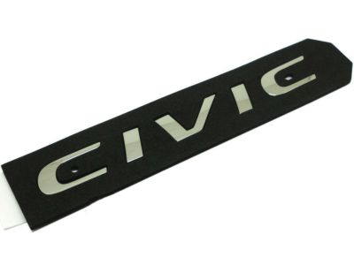 2018 Honda Civic Emblem - 75722-TBA-A00
