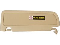 Honda 83230-SNA-A01ZB Sunvisor Assembly, Passenger Side (Pearl Ivory) (Mirror)